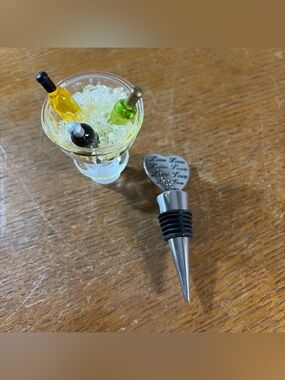Vintage Wine Bottle Stoppers One Ice Bucket With Wine Bottles And A Love One